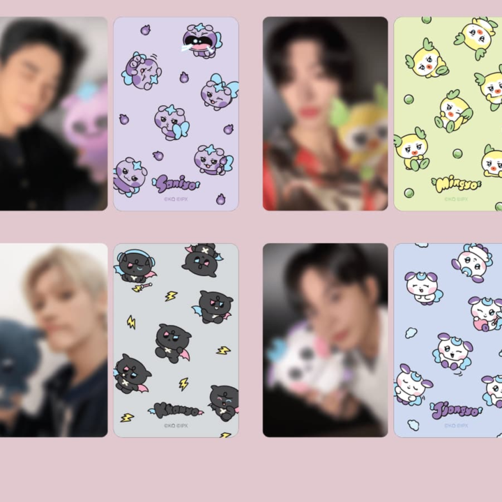 ATEEZ MIGHTEEZ Random Trading Card Set 2pcs Enter the Mighteez World Official Assortment Panel 04