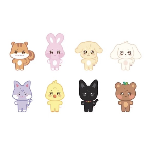 [PREORDER] Ateez ANITEEZ Plush Doll - ANITEEZ in Color Pop Up
