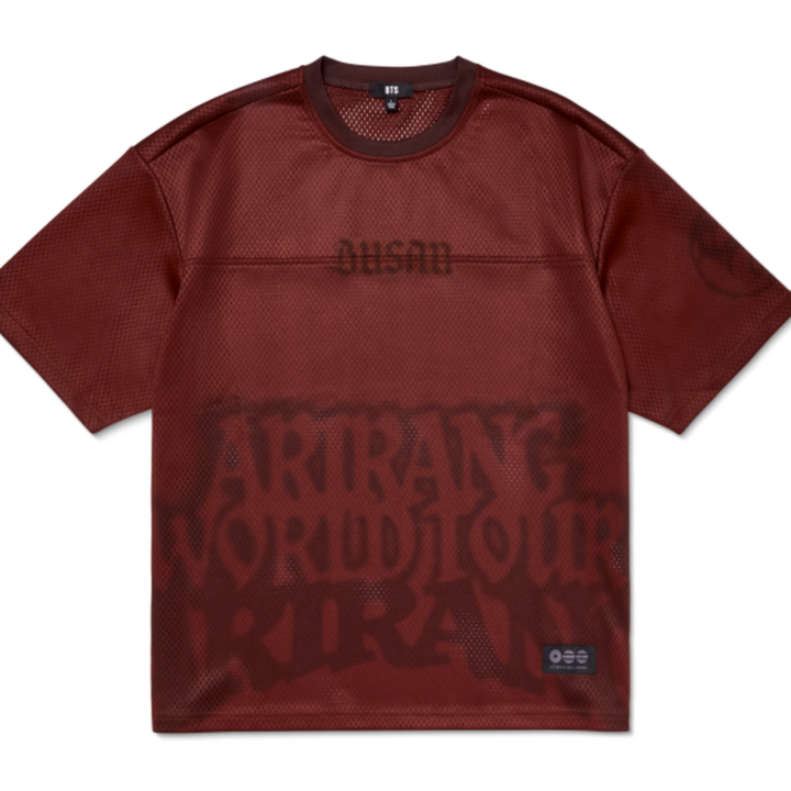 BTS WORLD TOUR ARIRANG Tour Jersey Busan official front detail