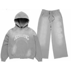 [PREORDER] BTS World Tour Arirang Merch Hoodie Pants Set-Up (Grey) Top 1EA Bottom 1EA