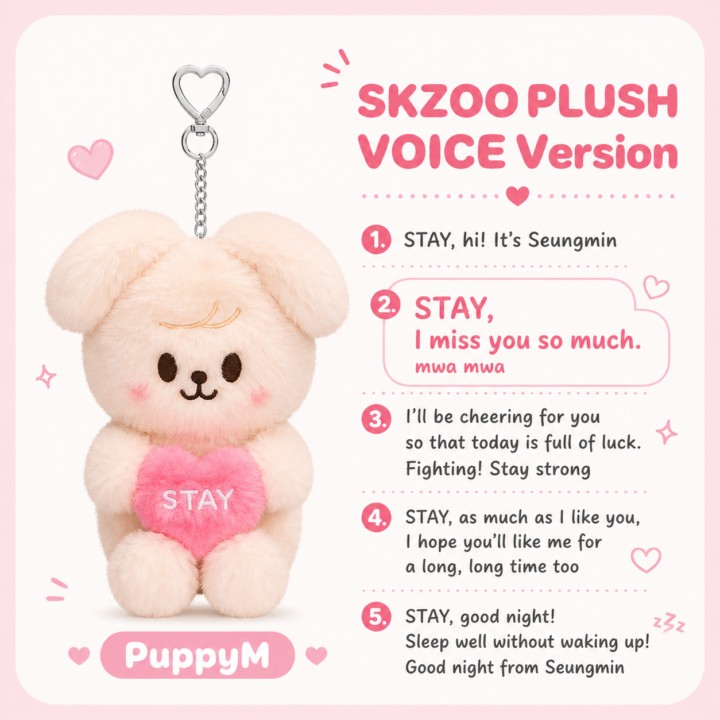 SKZOO Plush Voice Ver. – Stray Kids 6th Fan Meeting Merch
