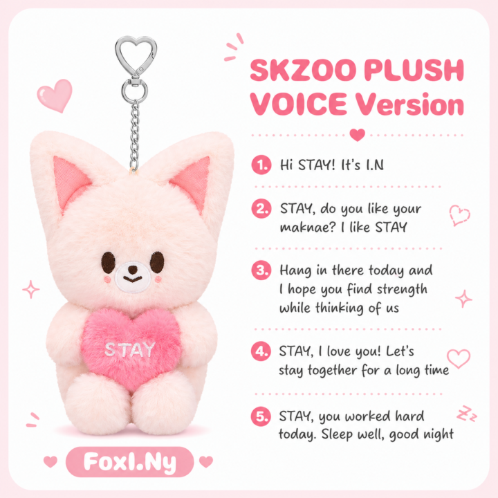 SKZOO Plush Voice Ver. – Stray Kids 6th Fan Meeting Merch