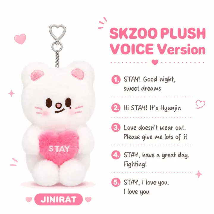SKZOO Plush Voice Ver. – Stray Kids 6th Fan Meeting Merch