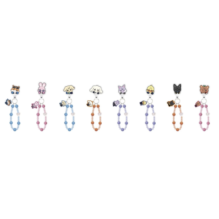 [PREORDER] Ateez Phone Tag Beads Strap - ANITEEZ in Color Pop Up