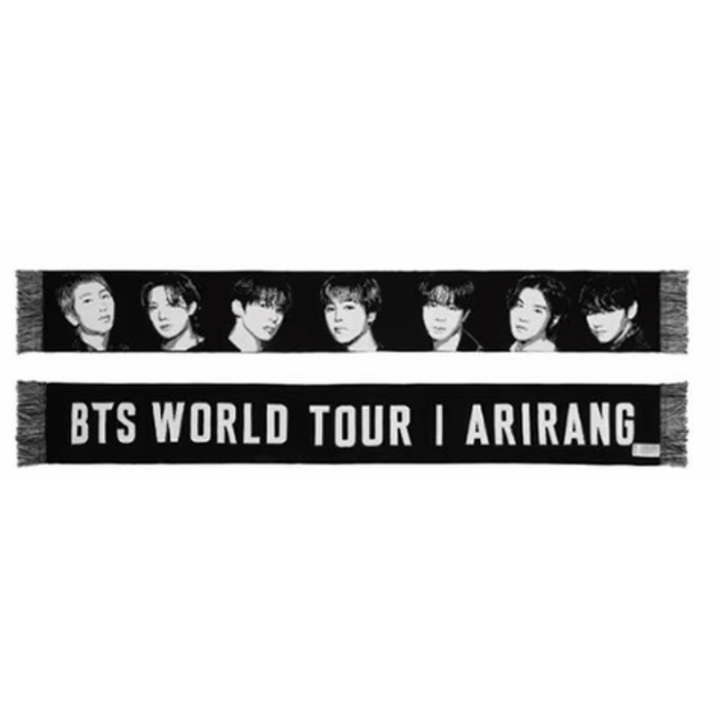 [PREORDER] BTS World Tour Arirang Merch Photo Slogan Muffler