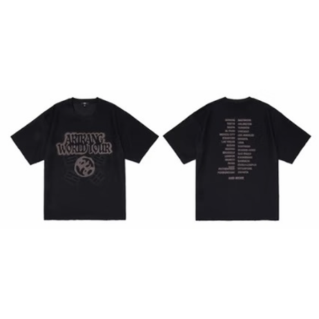 [PREORDER] BTS World Tour Arirang Merch S/S Tour T-Shirt Black