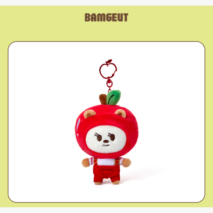 TXT PPULBATU HEY APPUL Plush Keyring Apple Version - Beomgyu official member detail
