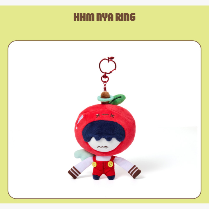 TXT PPULBATU HEY APPUL Plush Keyring Apple Version - Huening Kai official member detail