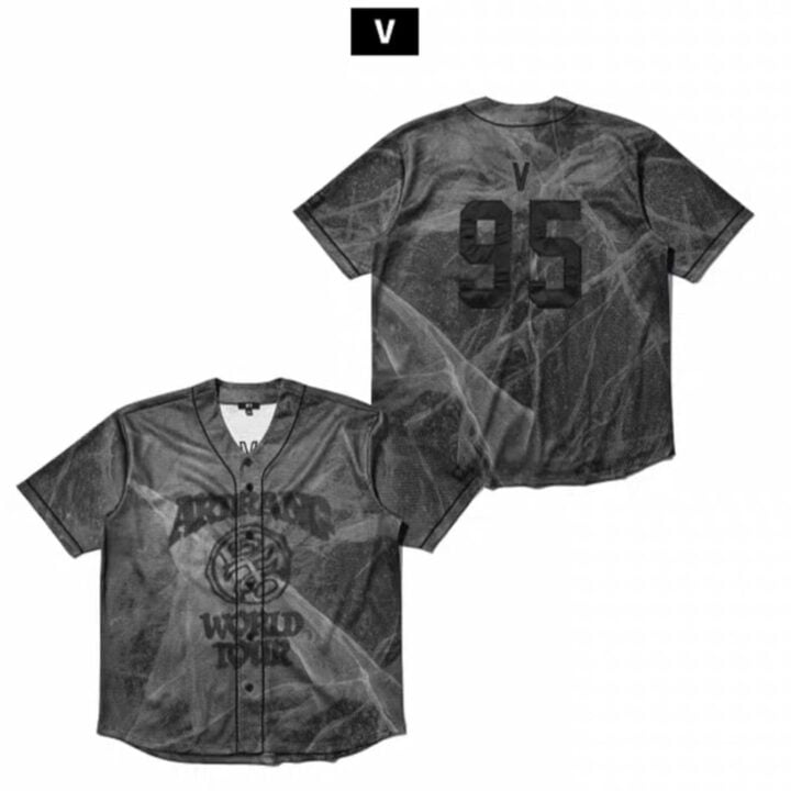 BTS ARIRANG Japan Concert short sleeve baseball jersey - V official product detail