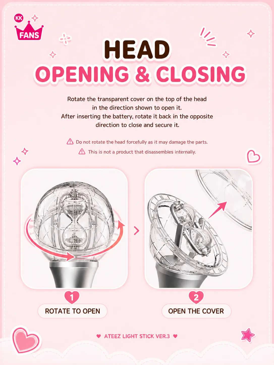 Ateez Light Stick Ver 3 โ Lightiny โ image 10