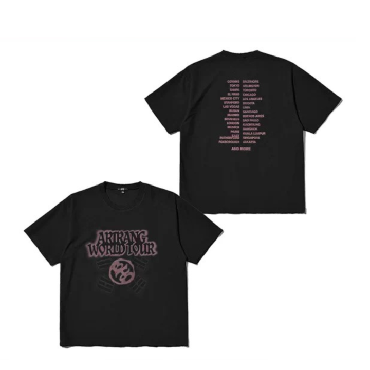BTS ARIRANG Japan Concert Black T-shirt
