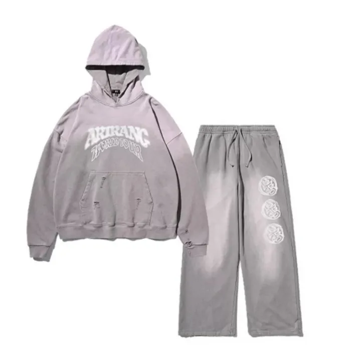 BTS ARIRANG Japan Concert Grey Hoodie & Sweatpants Set