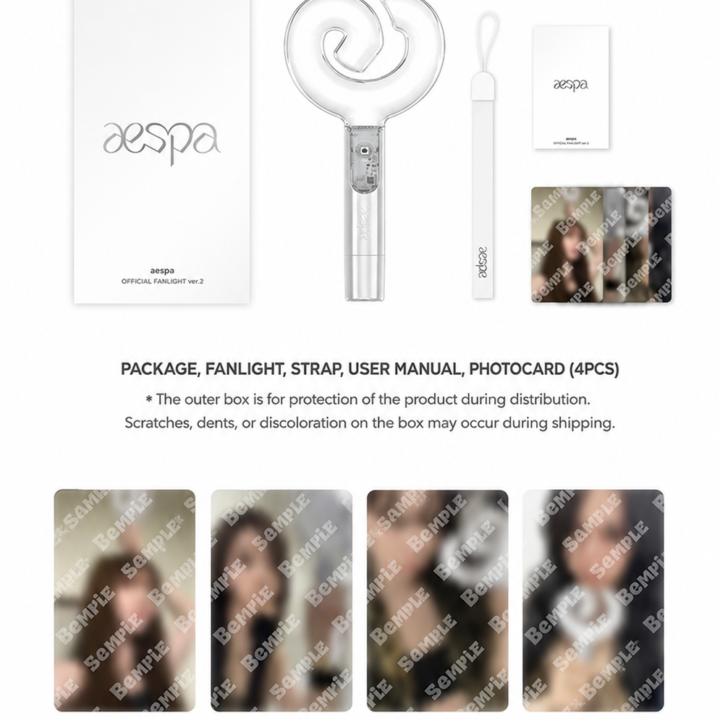 aespa Official Fanlight Ver.2 Composition