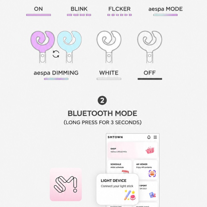 aespa Official Fanlight Ver.2 Light Mode