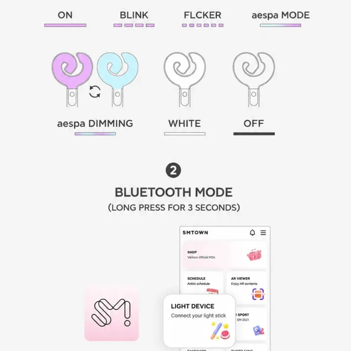 aespa Official Fanlight Ver.2 Light Mode