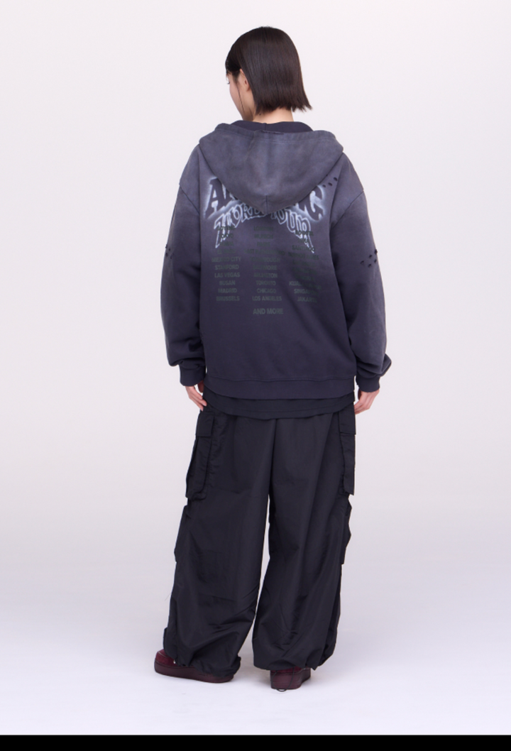 BTS ARIRANG Japan Concert Charcoal Zip-Up Hoodie | KK Fans