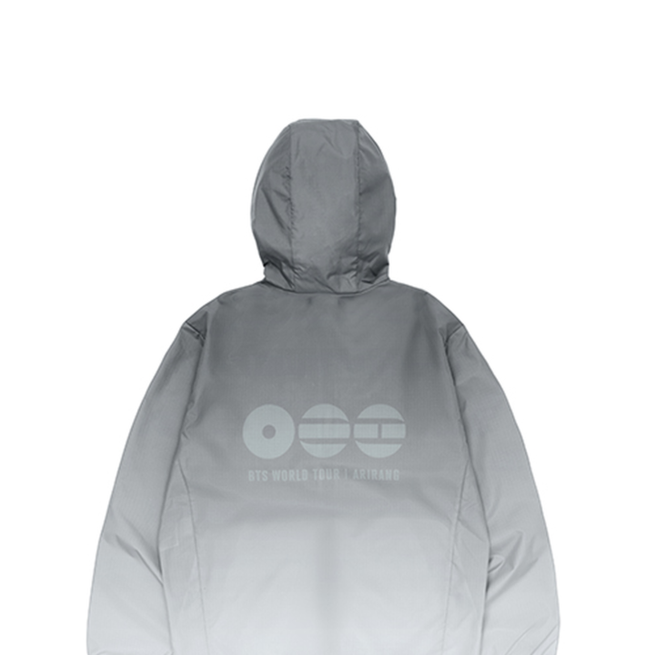 BTS ARIRANG Japan Concert Grey Wind Jacket official back view