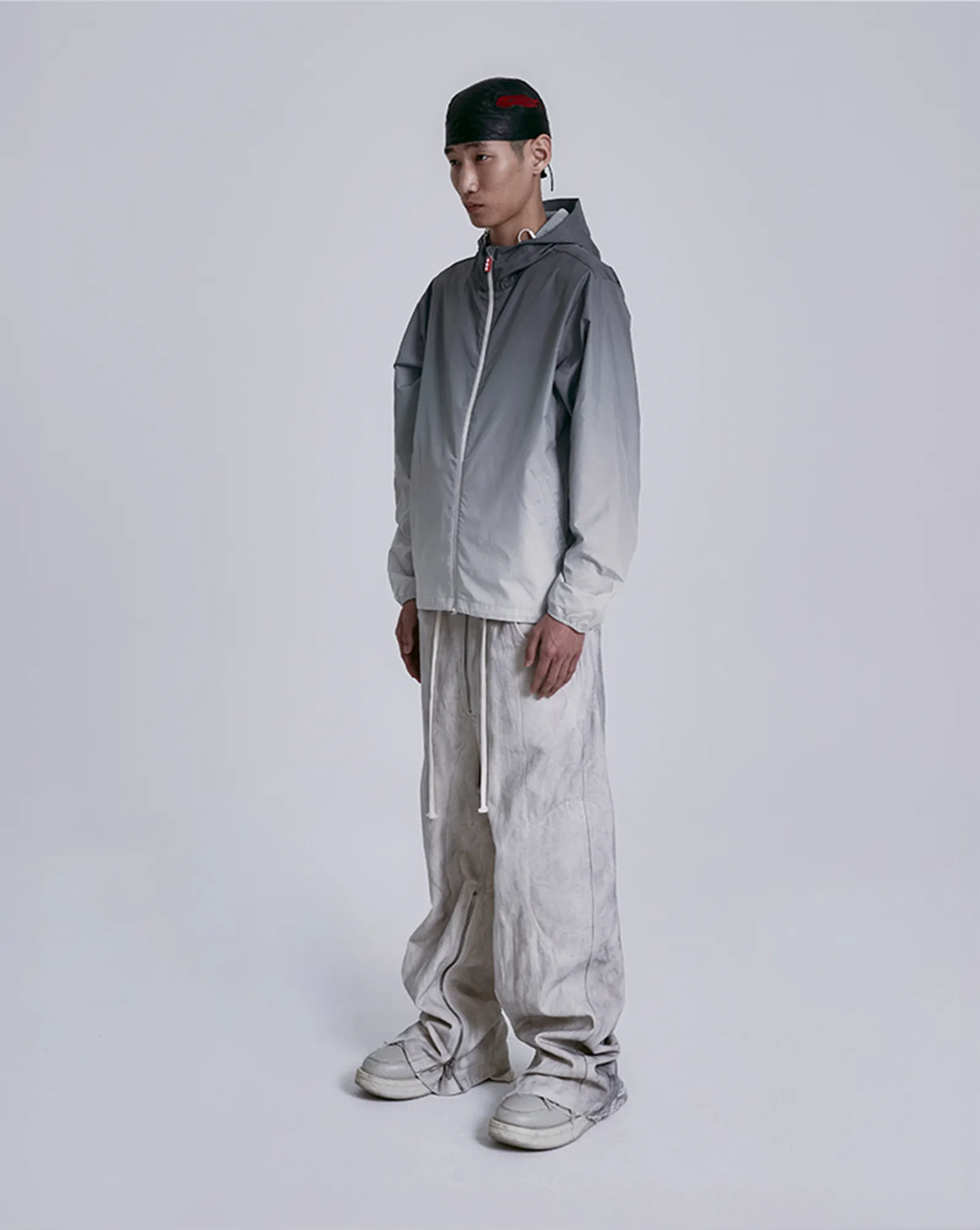 BTS ARIRANG Japan Concert Grey Wind Jacket official side wear view