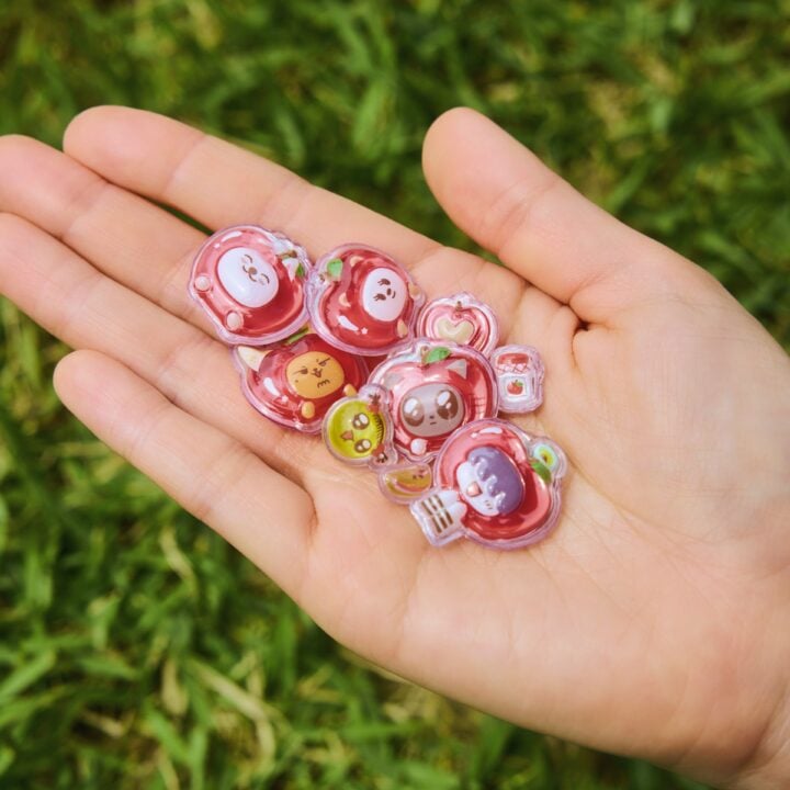 TXT PPULBATU Keycap Keyring all five member designs