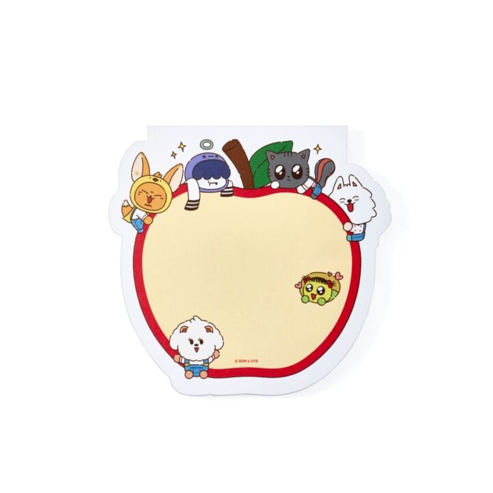 TXT PPULBATU Memo Pad five character design top view