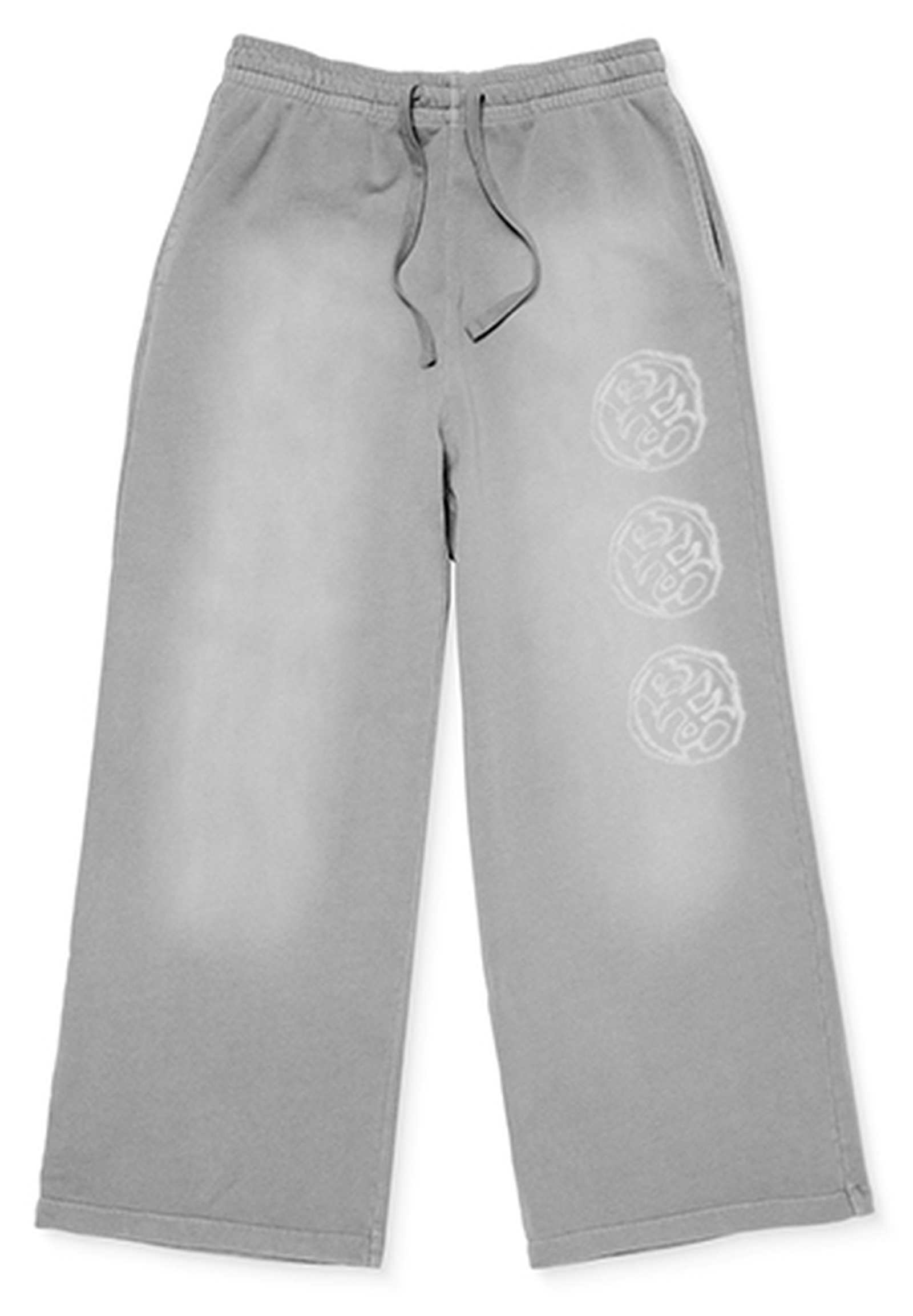 BTS ARIRANG Japan Concert grey hoodie and sweatpants set official pants detail with drawstrings and logo marks