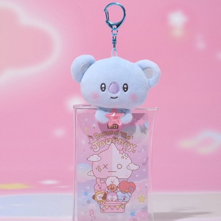 BT21 Beyond the Journey Clear Plush Pouch Keyring - KOYA (RM)
