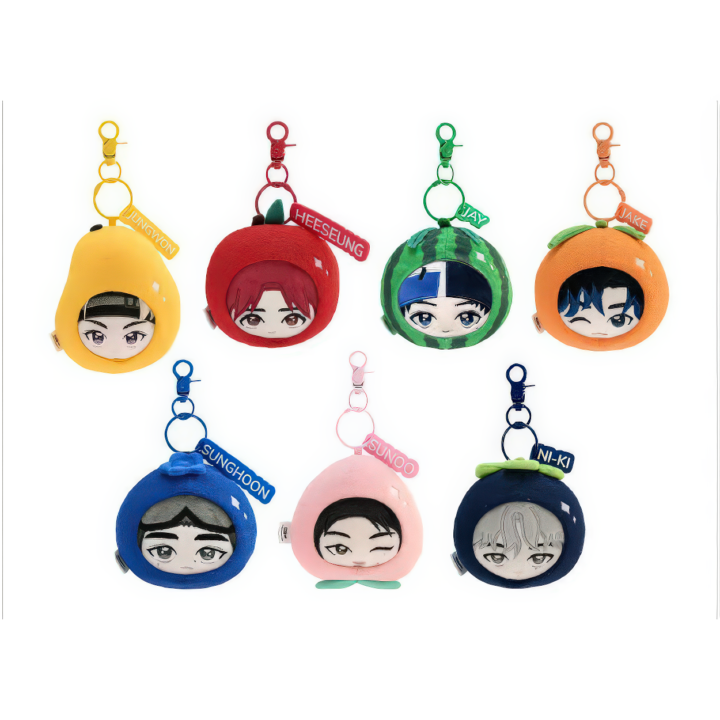Enhypen_X_Miniso_Fruit_Plush_Keyring_7_member_variation_kkfans