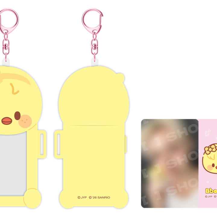 Stray Kids SKZOO x Sanrio Connecting Photocard Holder BbokAri official front back and included photocard view