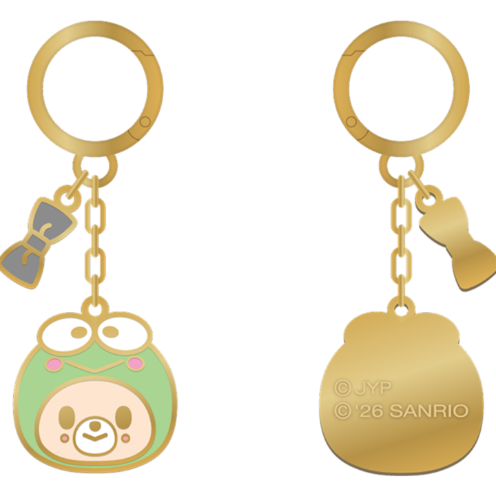 Stray Kids SKZOO x Sanrio Metal Keyring FoxI.Ny official front and back product views