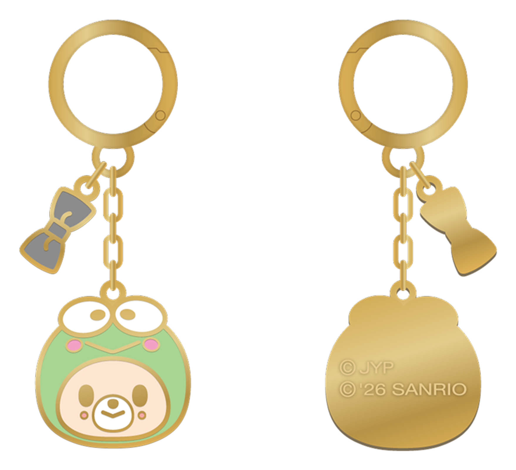 Stray Kids SKZOO x Sanrio Metal Keyring FoxI.Ny official front and back product views