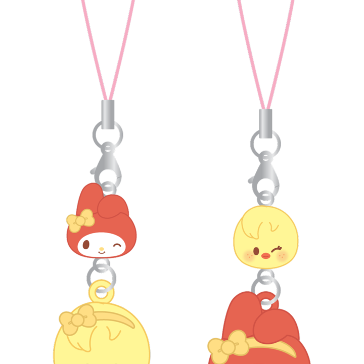 Stray Kids SKZOO x Sanrio Mini Figure Couple Keyring My Melody and BbokAri official front product view