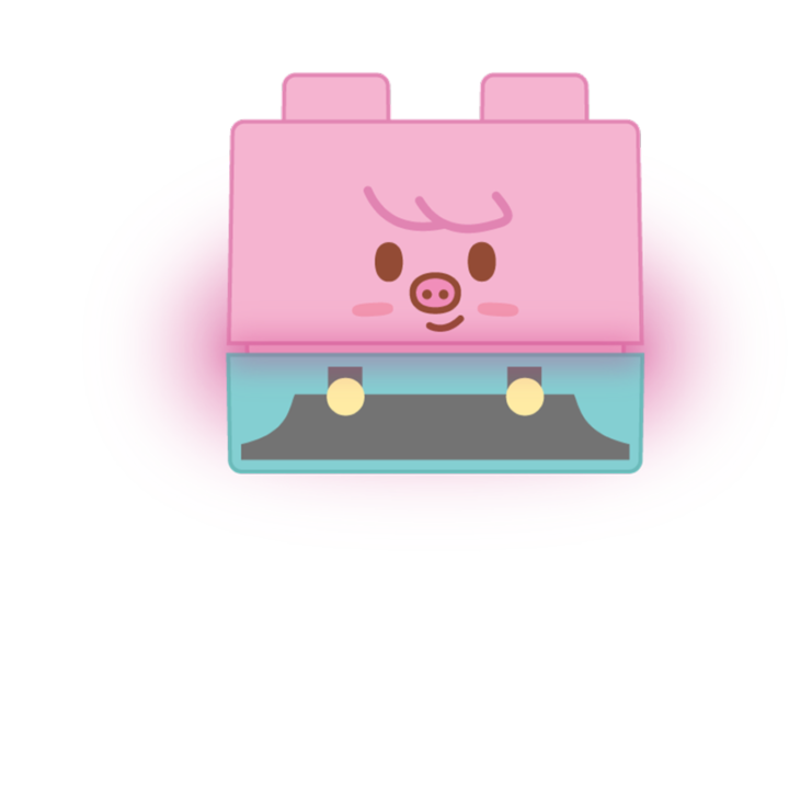 Stray Kids SKZOO x Sanrio Secret Block Stamp Dwaekki official product view
