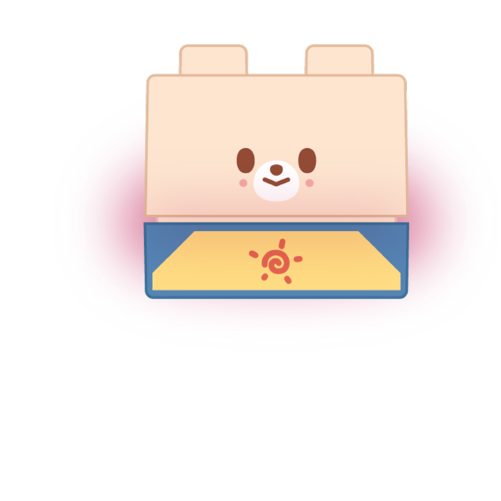 Stray Kids SKZOO x Sanrio Secret Block Stamp FoxI.Ny official product view