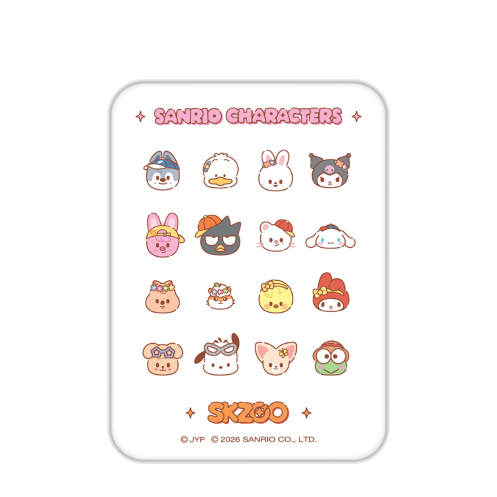 Stray Kids SKZOO x Sanrio Tin Case Sticky Note Set tin case detail