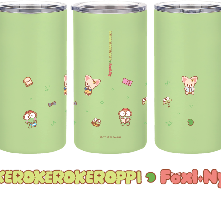 Stray Kids SKZOO x Sanrio Tumbler official Kerokerokeroppi and FoxI.Ny product view