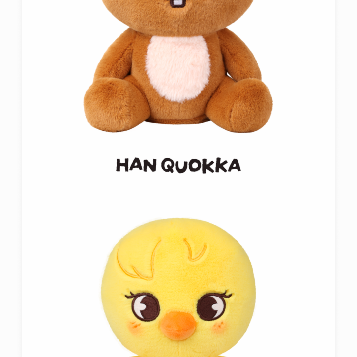 Stray Kids RUN IT Seoul SKZOO Plush Dancing Ver – HAN QUOKKA and BbokAri