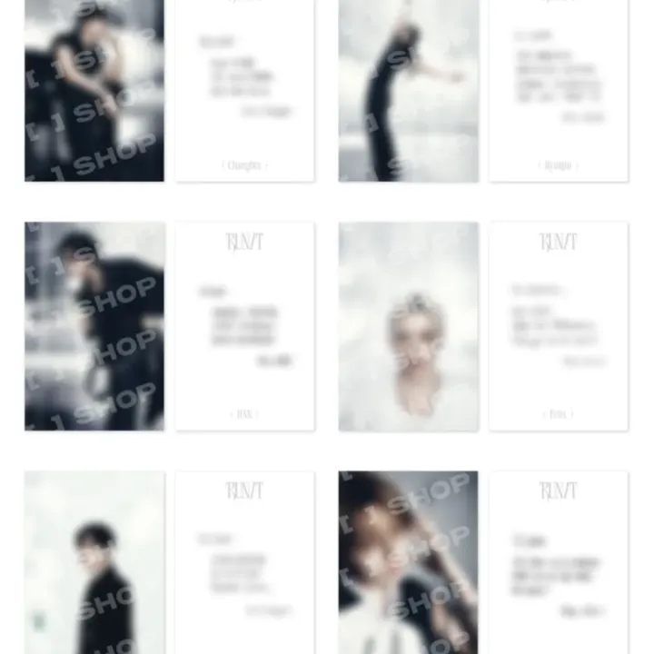Stray Kids RUN IT Seoul Postcard Book – Type A Complete Member Pages