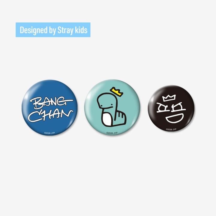 Stray Kids RUN IT JAPAN Badge Set 3 Pieces – Bang Chan