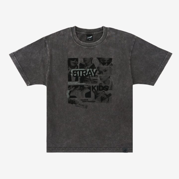 Stray Kids World Tour RUN IT JAPAN Photo T-Shirt official front view