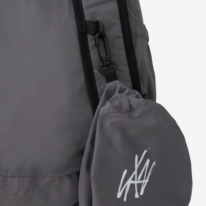 Pouch attachment detail of the Stray Kids RUN IT JAPAN official portable backpack