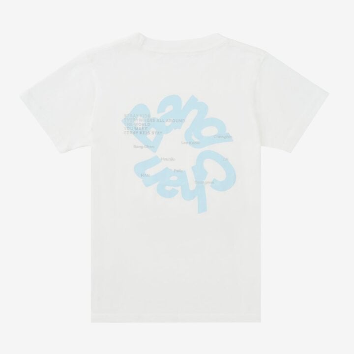 Common back design of the Stray Kids RUN IT JAPAN official member T-shirt