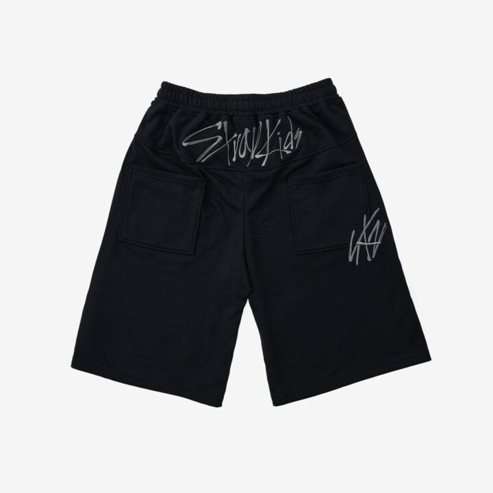 Back view of the Stray Kids RUN IT JAPAN official shorts