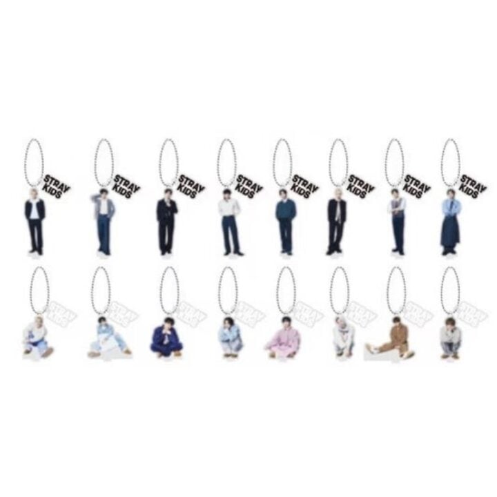 [PREORDER] Mini Acrylic stand charm (Random) - Stray Kids World Tour Run It Japan Merch