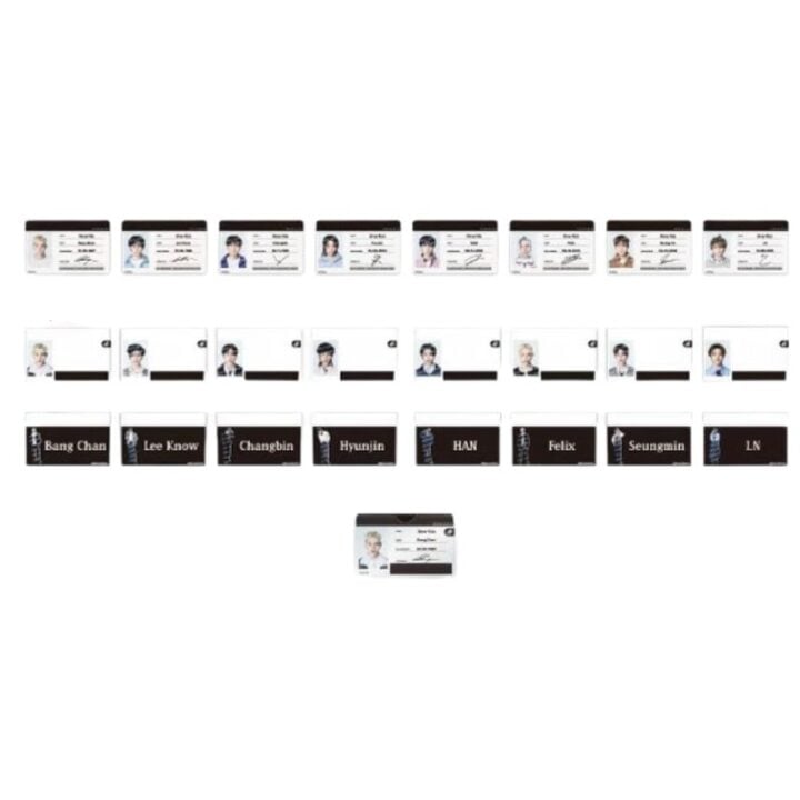 [PREORDER] Profile card set - Stray Kids World Tour Run It Japan Merch