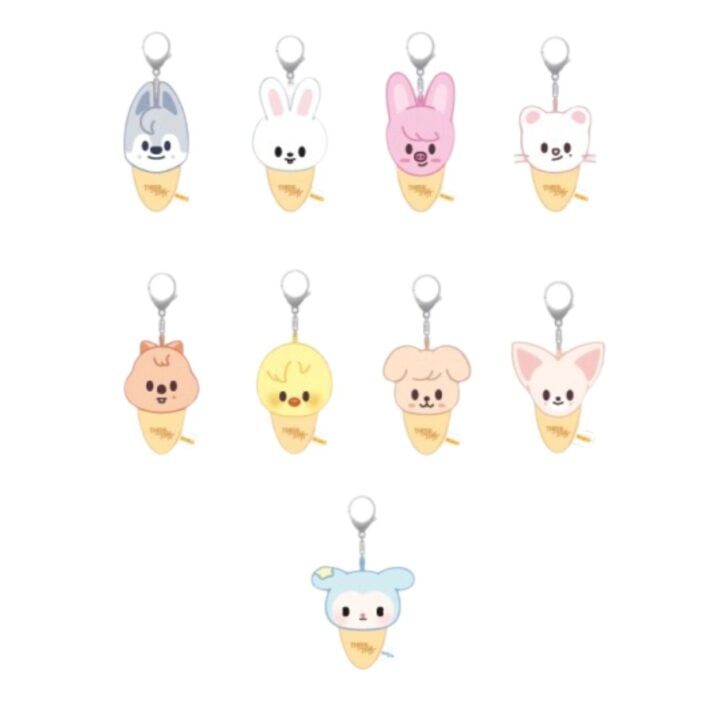 [PREORDER] Plush Keyring Ice Cream Ver. – Stray Kids This & That Pop Up