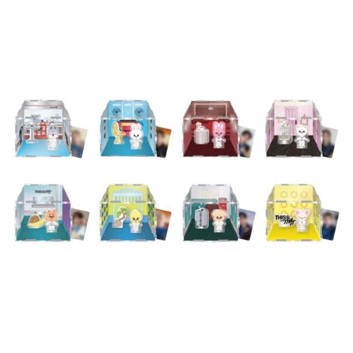 [PREORDER] SKZOO Acrylic Container Box and Photocard Set – Stray Kids This & That Pop Up