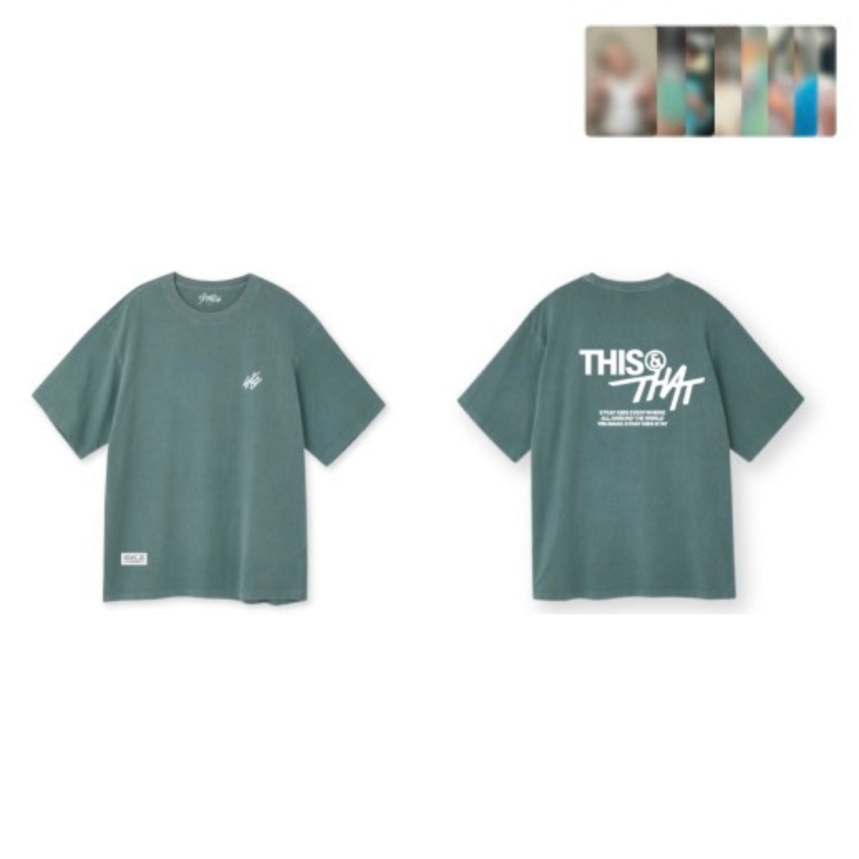 [PREORDER] T-Shirt and Photocard 8EA Set – Stray Kids This & That Pop Up