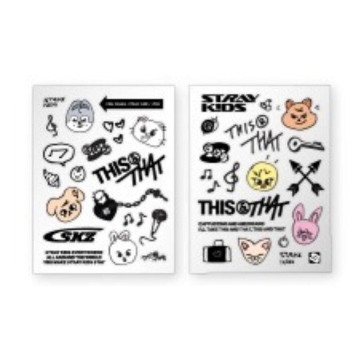 [PREORDER] Tattoo Sticker – Stray Kids This & That Pop Up