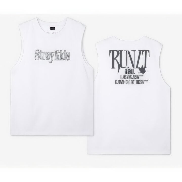 [PREORDER] Sleeveless Top - Stray Kids World Tour Run It Seoul Merch