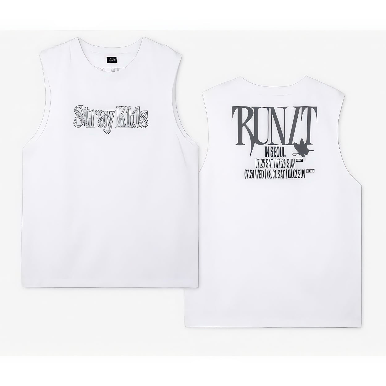 [PREORDER] Sleeveless Top - Stray Kids World Tour Run It Seoul Merch